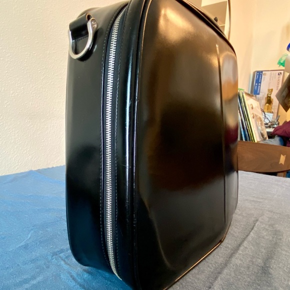 SAMSONITE “BLACK LABEL” “BAYAMO LEATHER” LAPTOP ATTACHE BAG. High quality - Picture 2 of 10